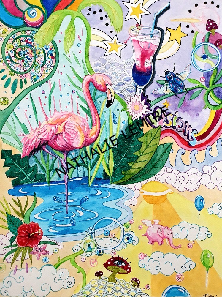 Flamingo dream Les jARTdins de Sabila